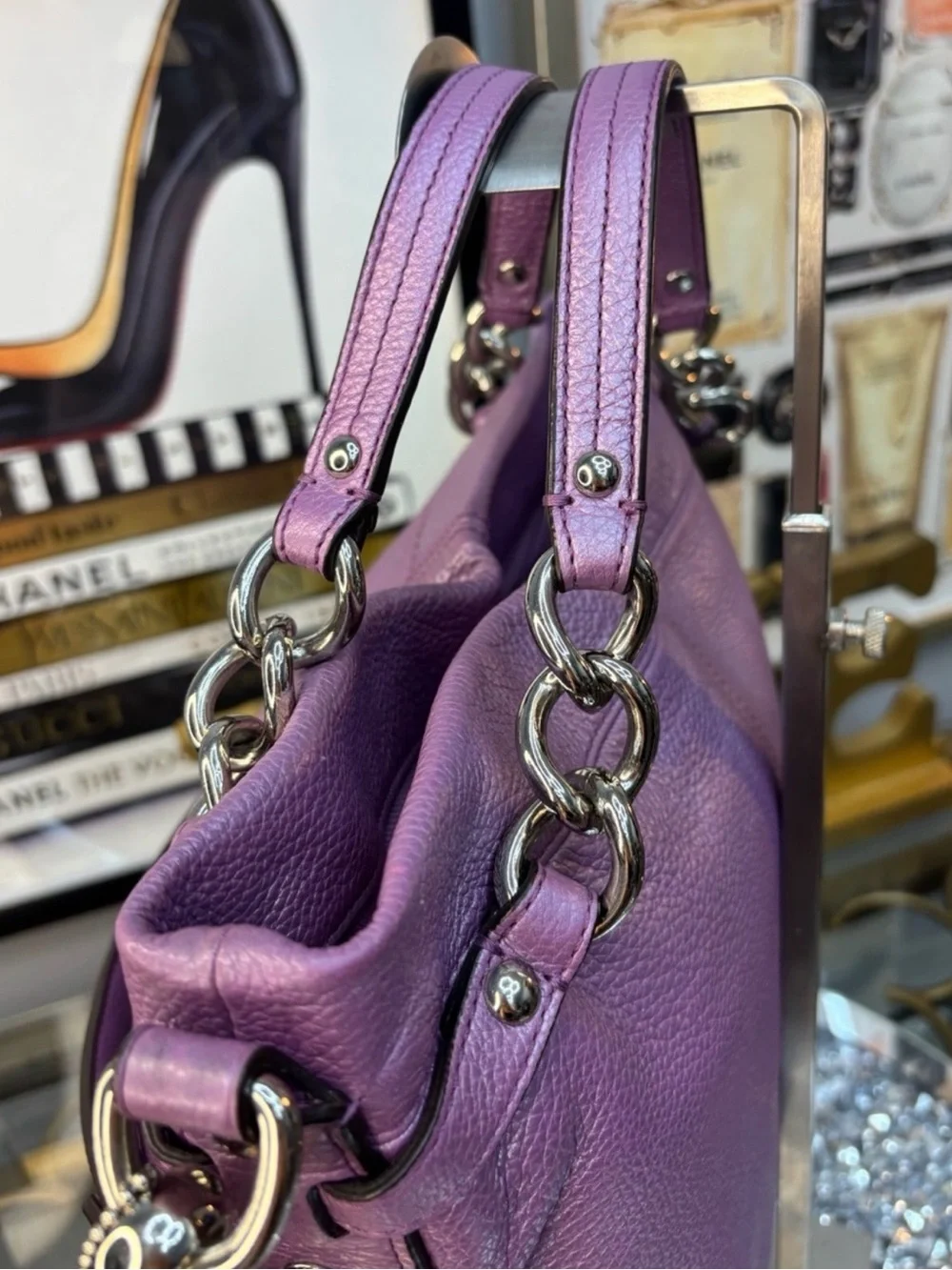 Coach Maddison Sophia Leather SATCHAL Like New